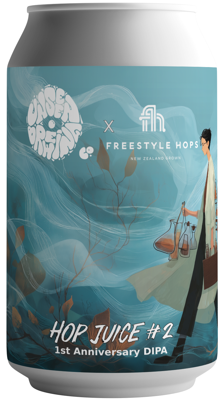 Canette Hop Juice #2 1st Anniversary DIPA – Unseen Brewing Co. x Freestyle Hops